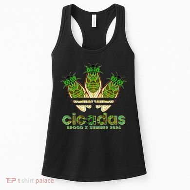 Funny Cicadas Logo Brood X Summer 2024 Women's Tank Top