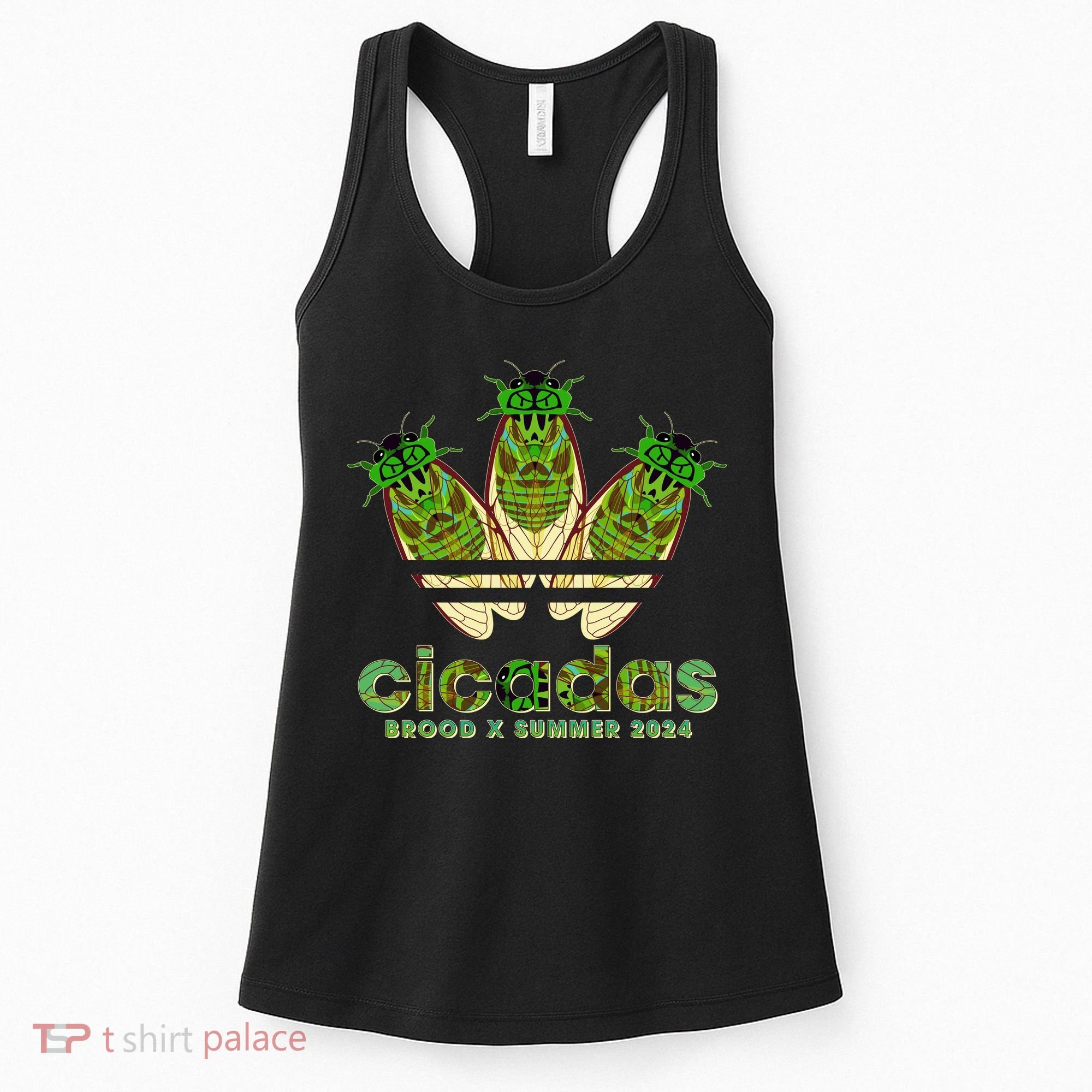 Funny Cicadas Logo Brood X Summer 2024 Women's Tank Top