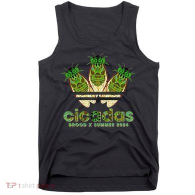 Funny Cicadas Logo Brood X Summer 2024 Tank Top