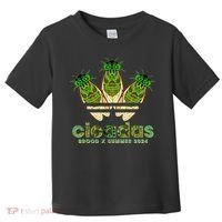 Funny Cicadas Logo Brood X Summer 2024 Toddler T-Shirt thumb 0