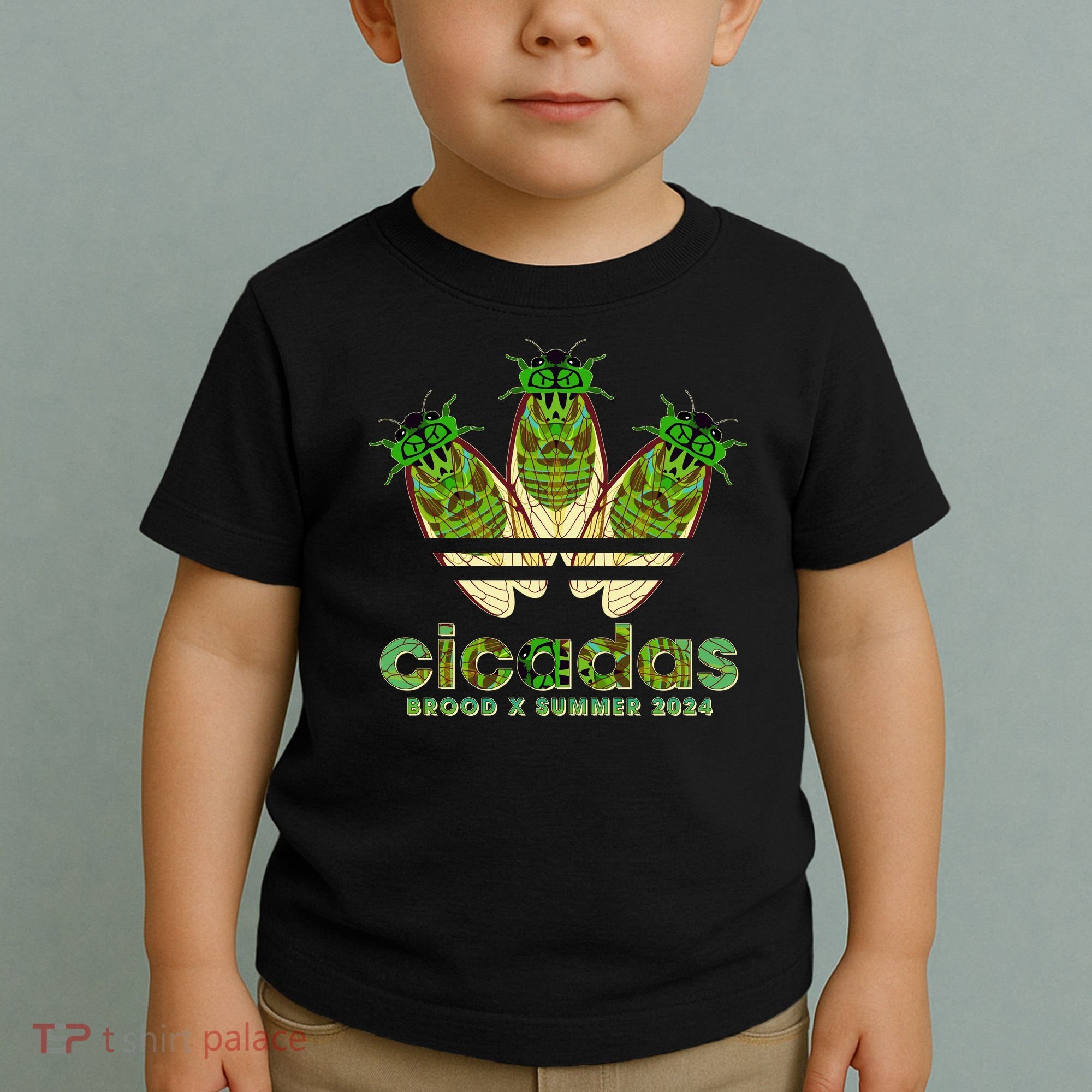 Funny Cicadas Logo Brood X Summer 2024 Toddler T-Shirt