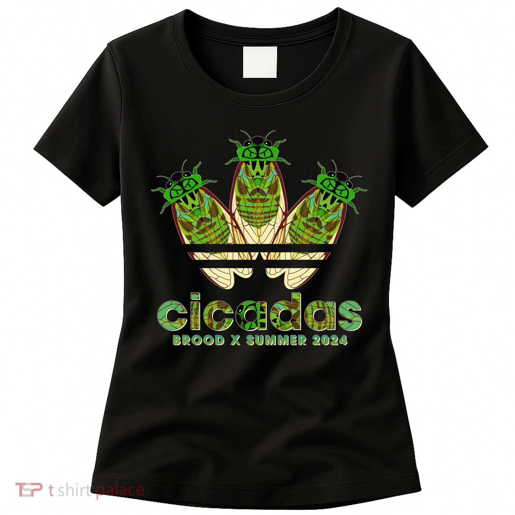 Funny Cicadas Logo Brood X Summer 2024 Women's T-Shirt