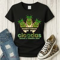 Funny Cicadas Logo Brood X Summer 2024 Women's T-Shirt thumb 3