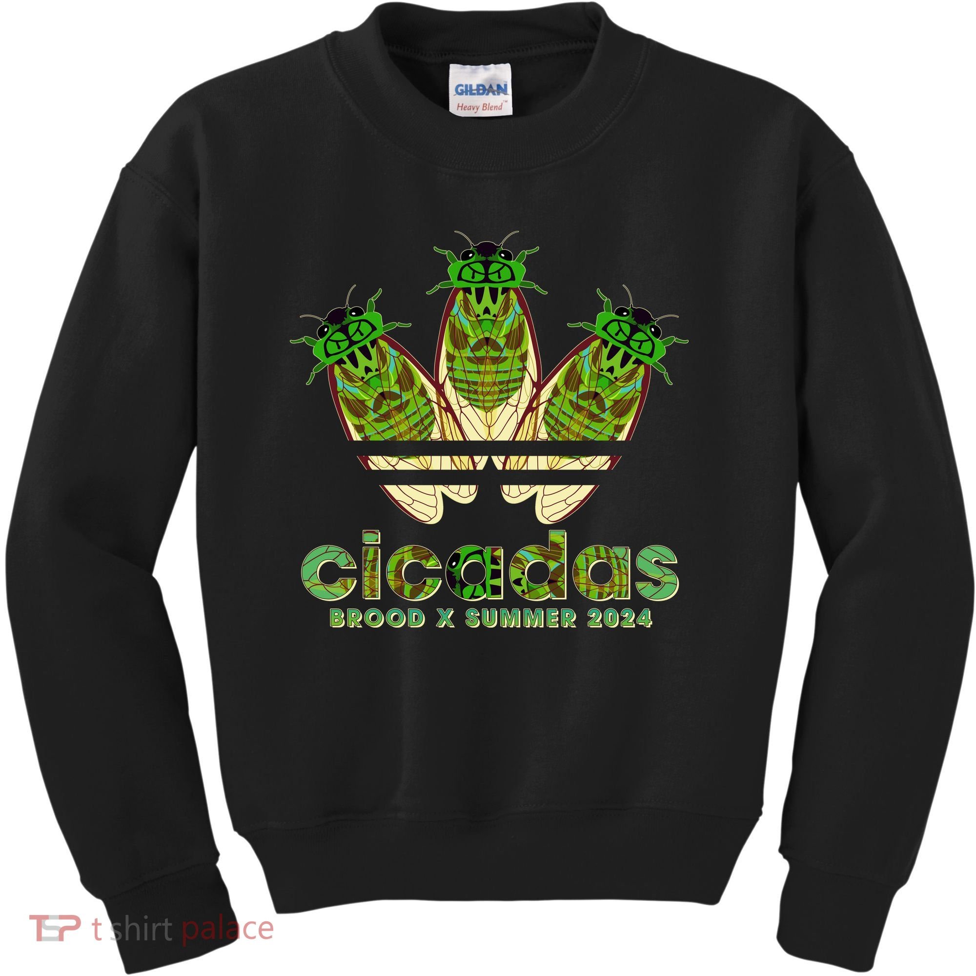 Funny Cicadas Logo Brood X Summer 2024 Kids Sweatshirt