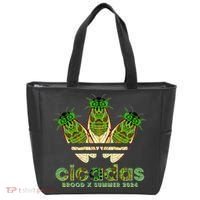 Funny Cicadas Logo Brood X Summer 2024 Tote Bag thumb 0