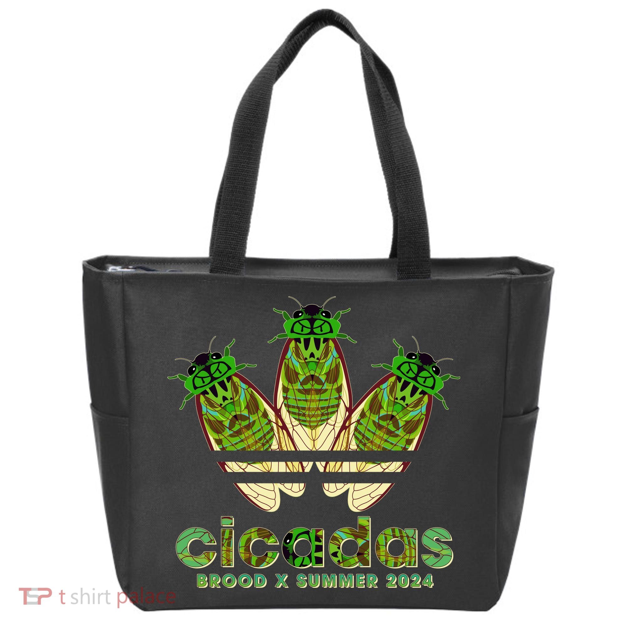 Funny Cicadas Logo Brood X Summer 2024 Tote Bag