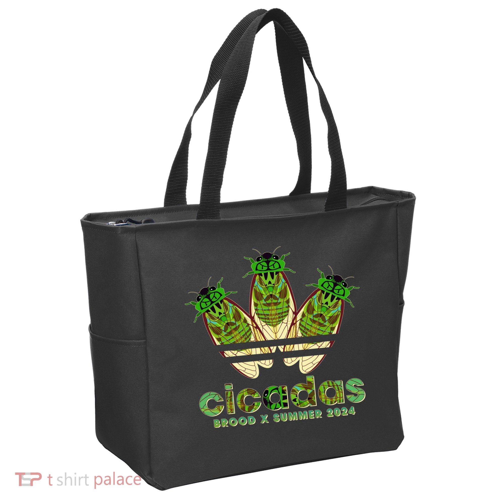 Funny Cicadas Logo Brood X Summer 2024 Tote Bag