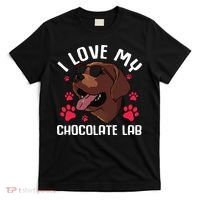 Funny Chocolate Labrador Retriever Gift Men Women Lab Lover T-Shirt thumb 0