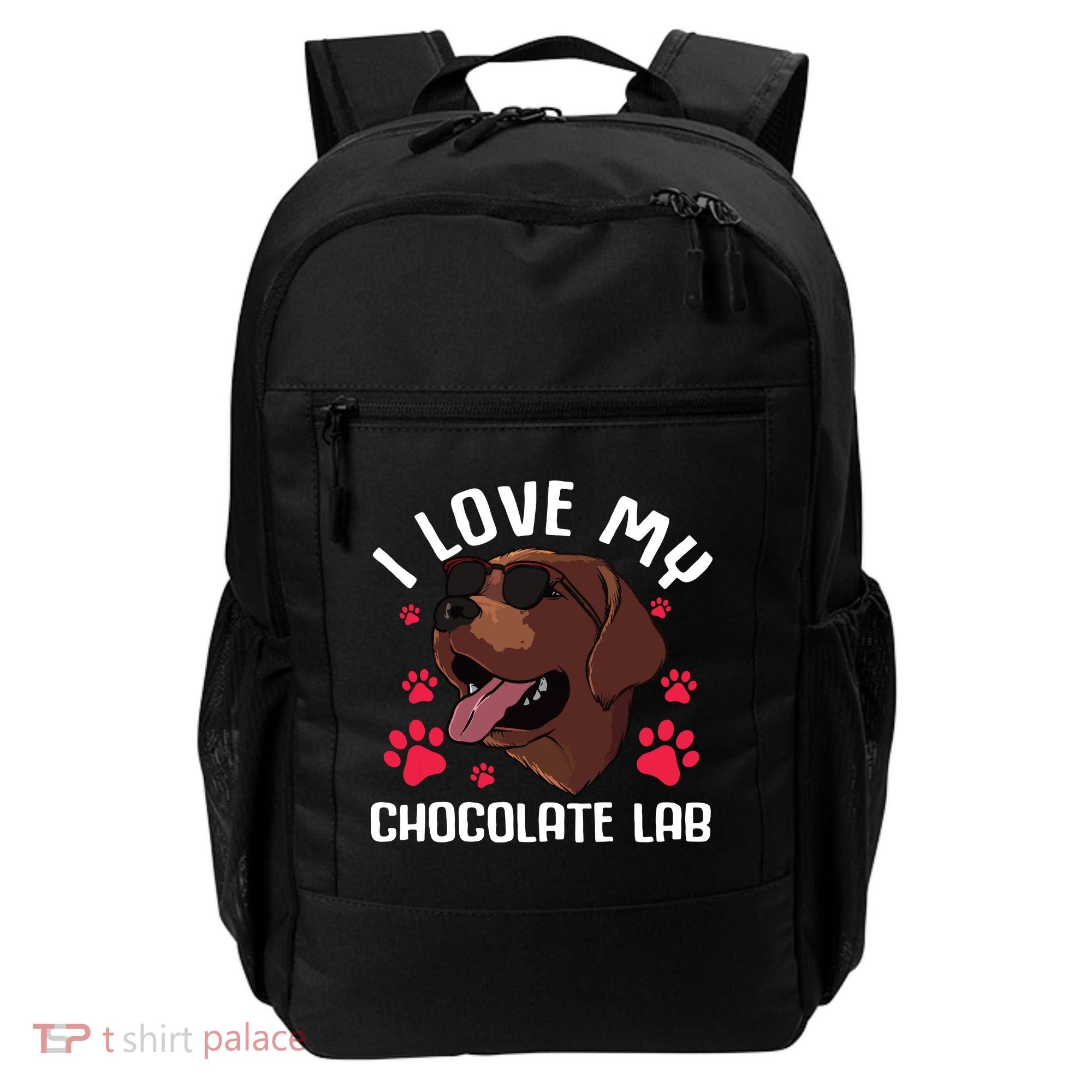 Funny Chocolate Labrador Retriever Gift Men Women Lab Lover Backpack