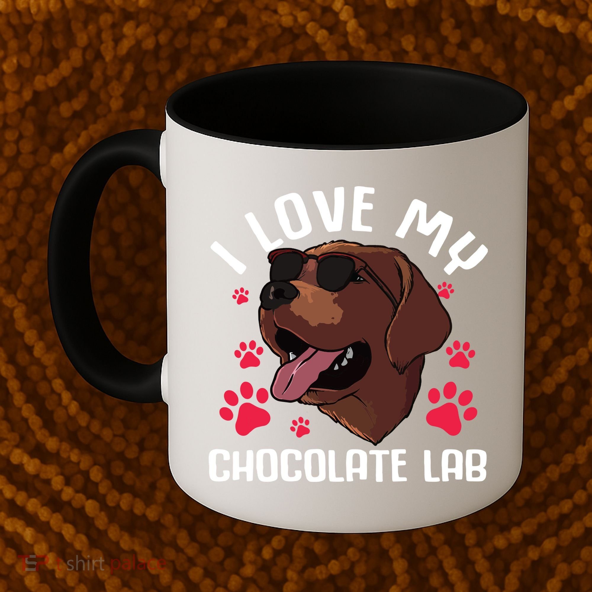 Funny Chocolate Labrador Retriever Gift Men Women Lab Lover Coffee Mug