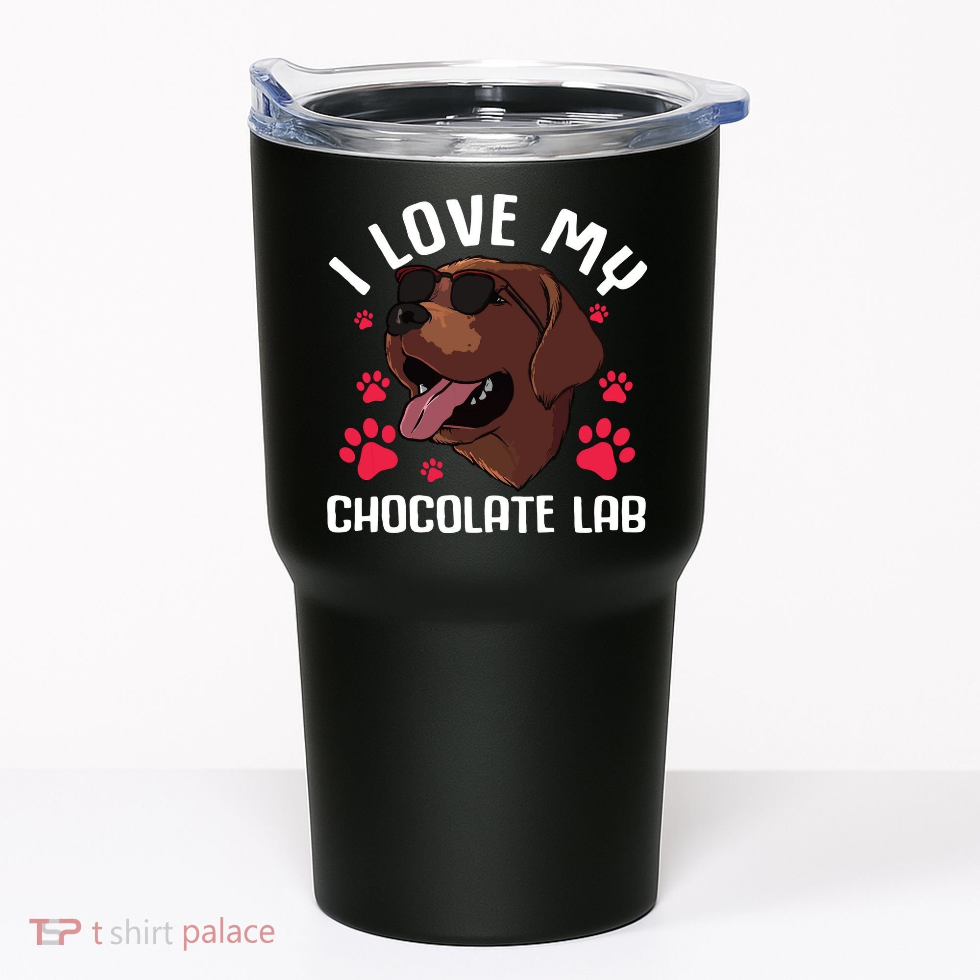 Funny Chocolate Labrador Retriever Gift Men Women Lab Lover Tumbler
