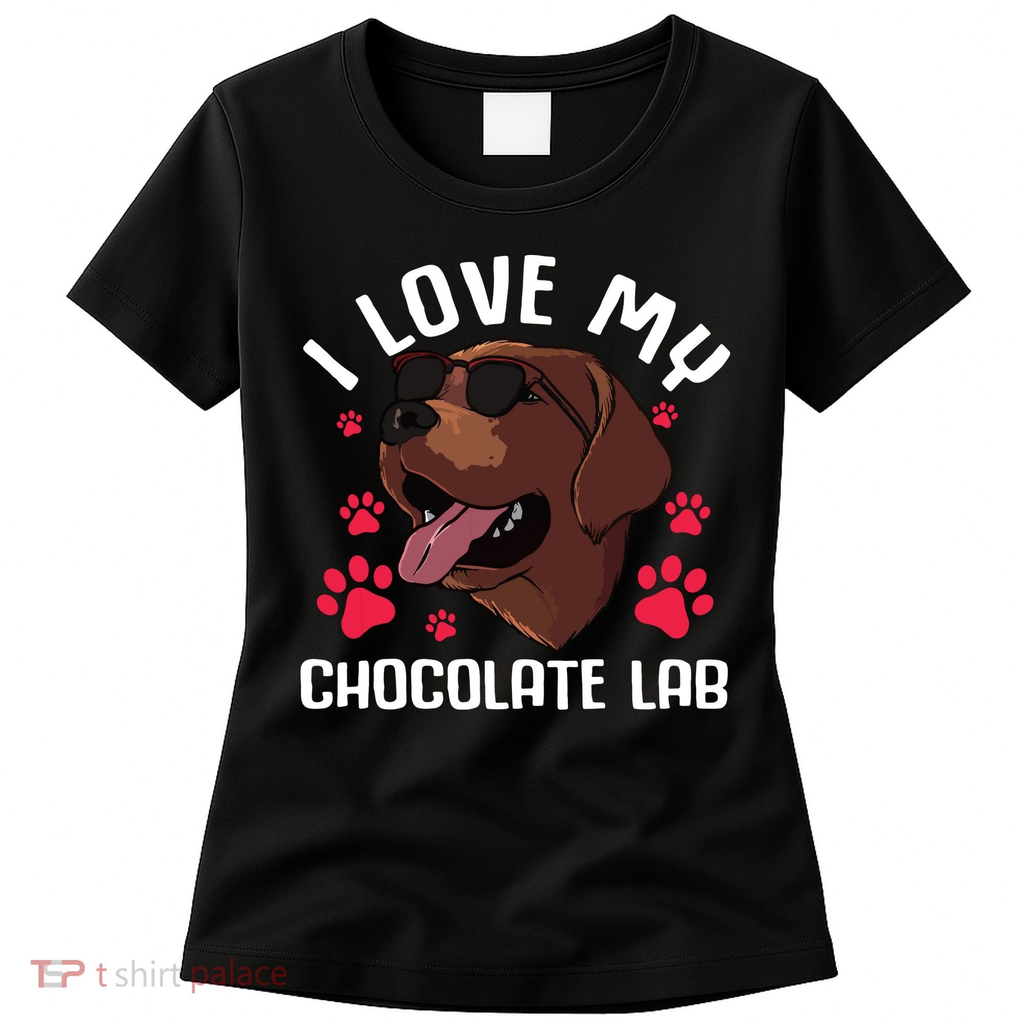 Funny Chocolate Labrador Retriever Gift Men Women Lab Lover Women's T-Shirt