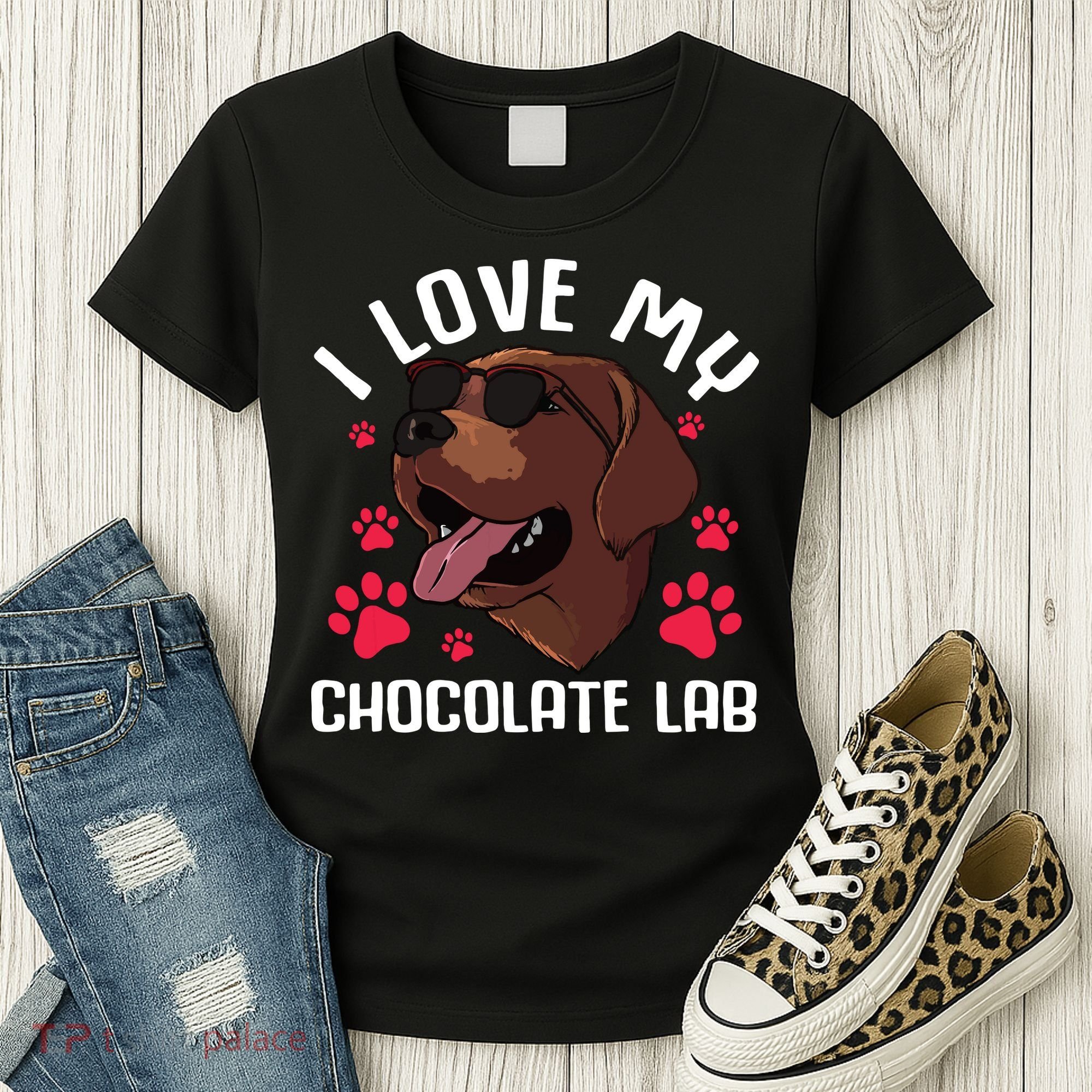Funny Chocolate Labrador Retriever Gift Men Women Lab Lover Women's T-Shirt