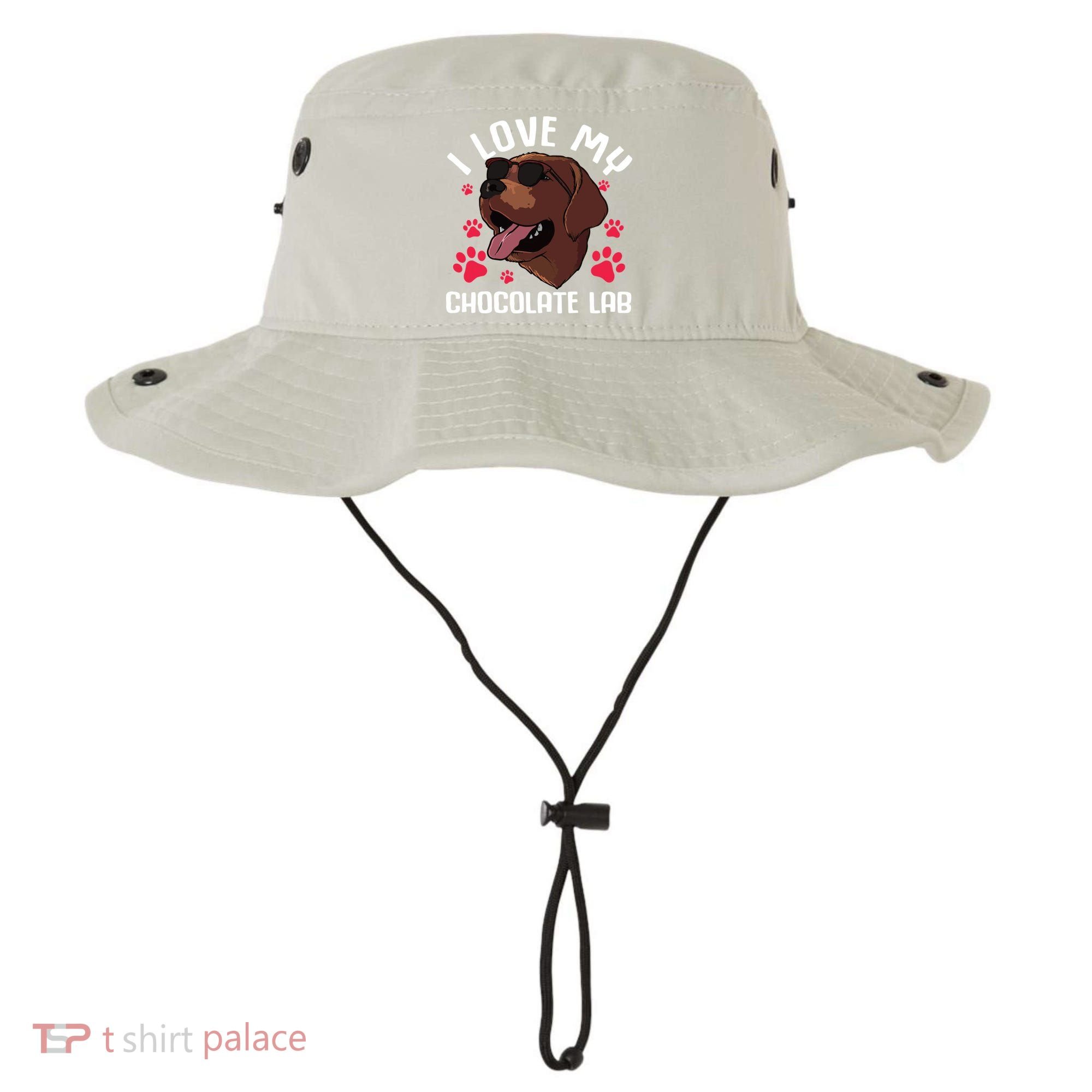 Funny Chocolate Labrador Retriever Gift Men Women Lab Lover Bucket Hat