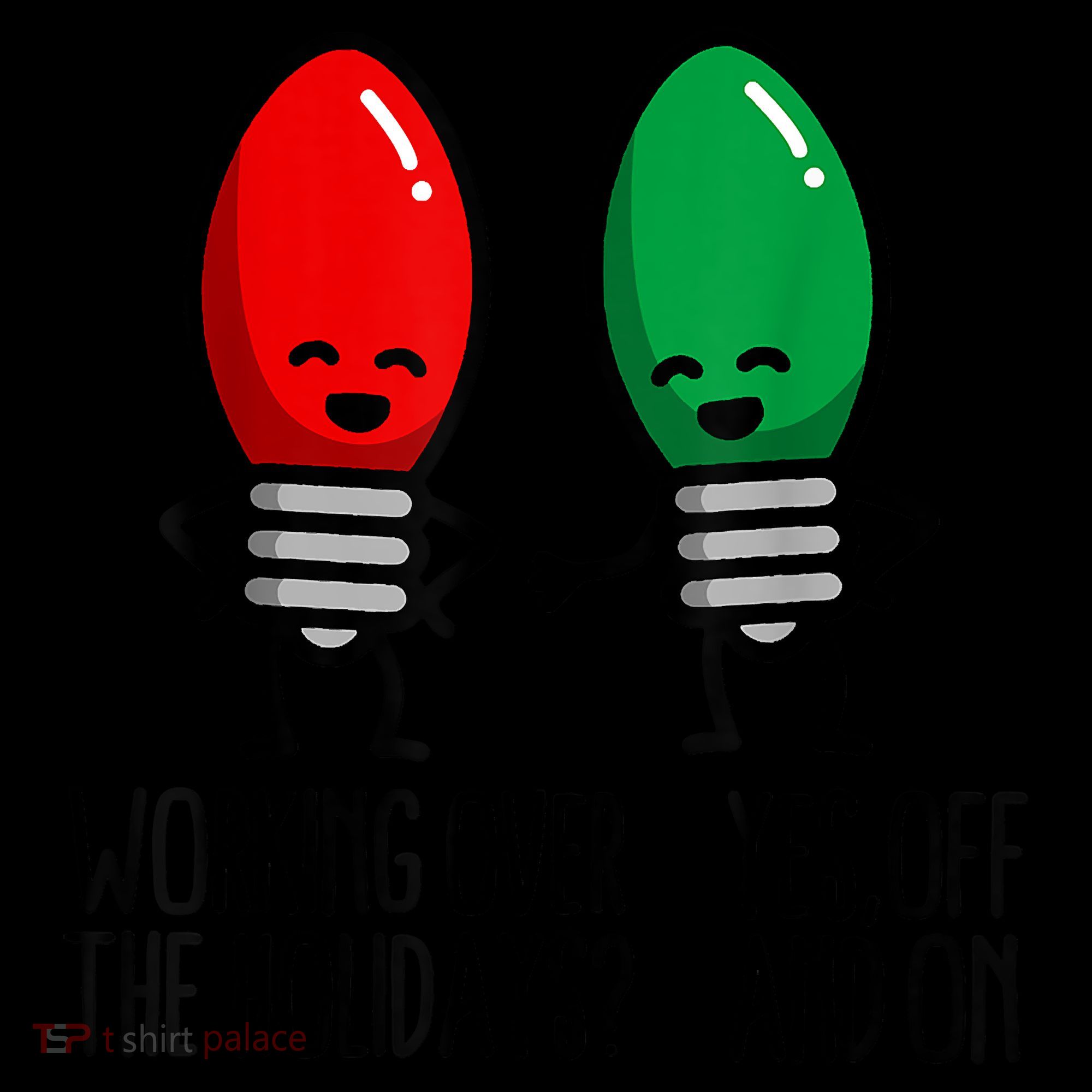 Funny Christmas Lights Pun Working Over Holidays Coffee Mug