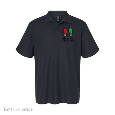 Funny Christmas Lights Pun Working Over Holidays Polo