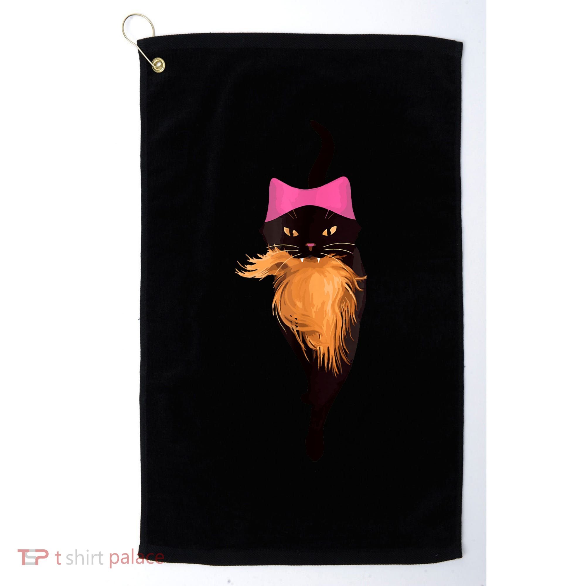 Funny Cat Ladies And Cat Guy Golf Towel