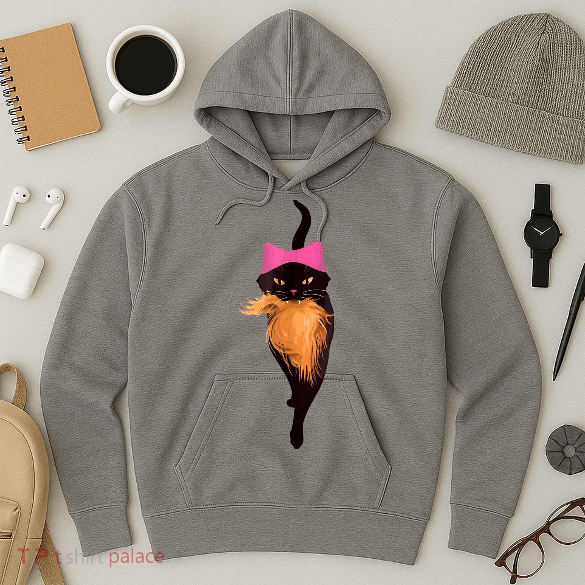 Funny Cat Ladies And Cat Guy Hoodie