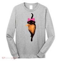 Funny Cat Ladies And Cat Guy Long Sleeve Shirt thumb 0