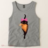 Funny Cat Ladies And Cat Guy Tank Top thumb 2