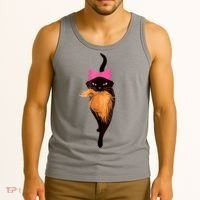 Funny Cat Ladies And Cat Guy Tank Top thumb 3