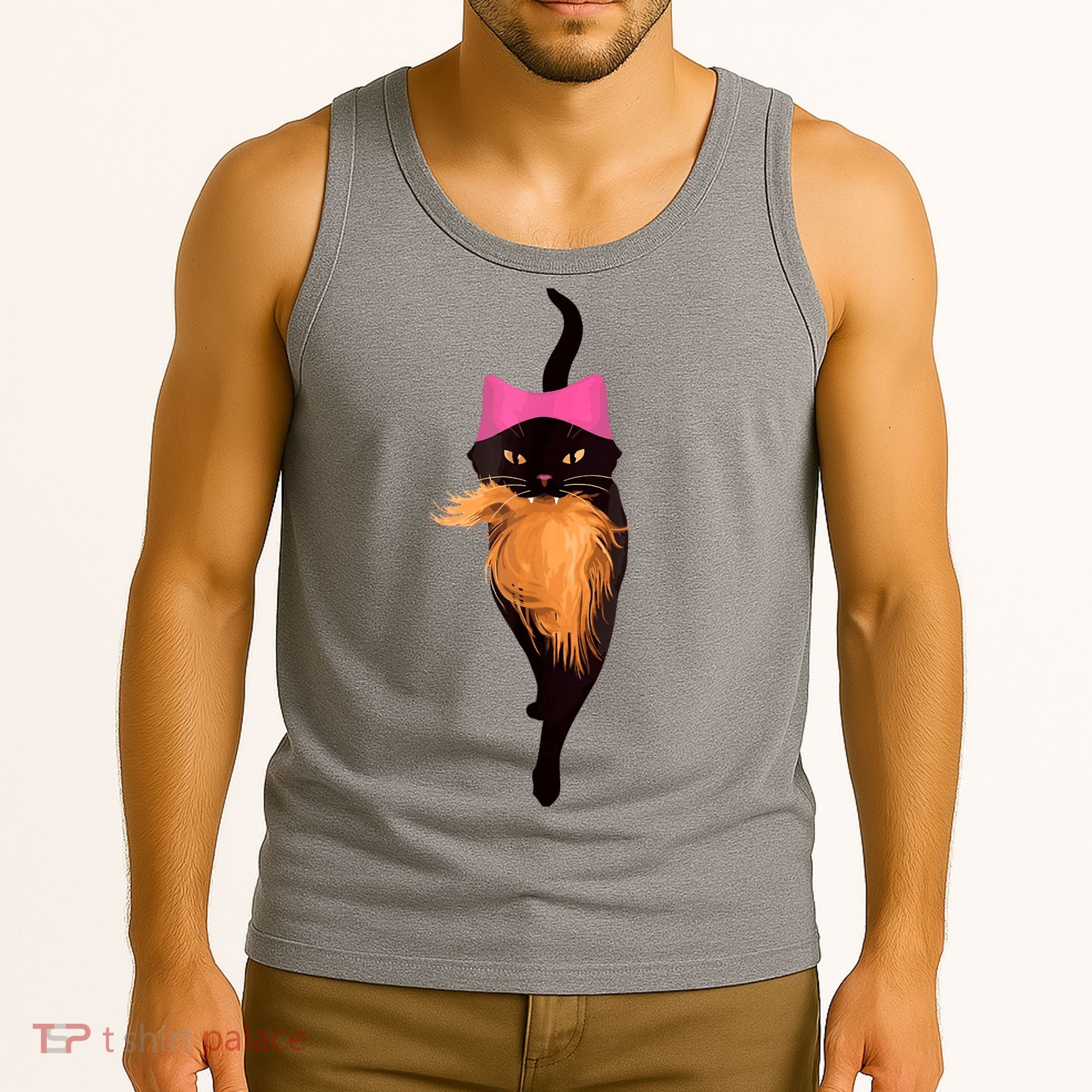 Funny Cat Ladies And Cat Guy Tank Top
