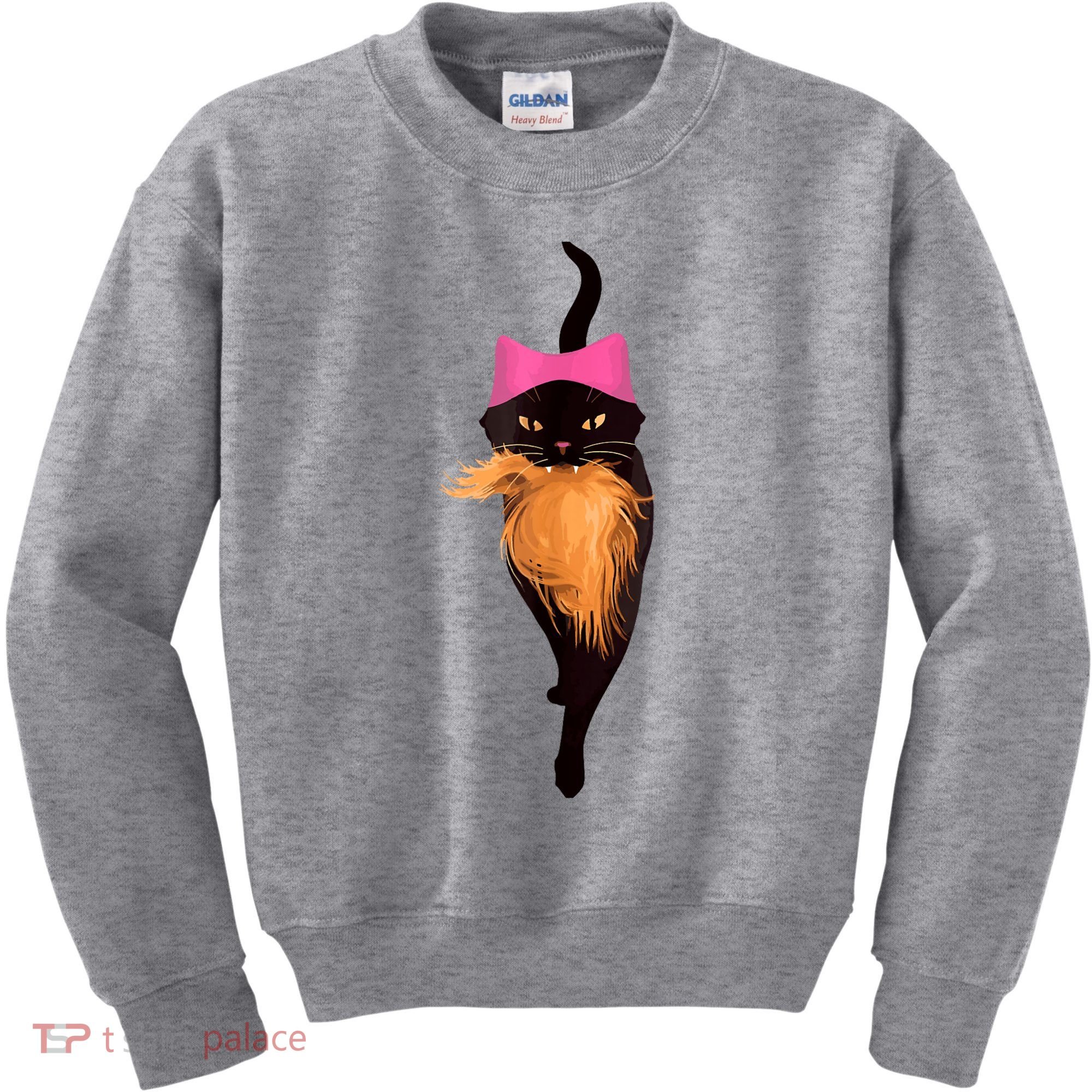 Funny Cat Ladies And Cat Guy Kids Sweatshirt
