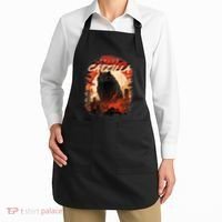Funny Cat Lover Catzilla Cat Humor Cat Apron thumb 2