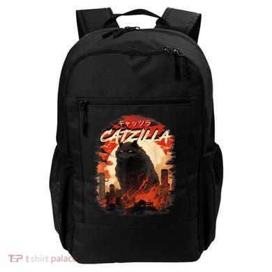 Funny Cat Lover Catzilla Cat Humor Cat Backpack