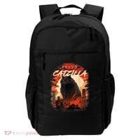 Funny Cat Lover Catzilla Cat Humor Cat Backpack thumb 0