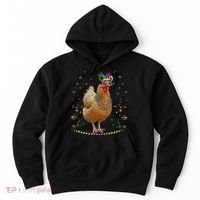 Funny Chicken Lover Cute Mardi Gras Carnival Jester Premium Hoodie thumb 0