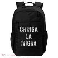 Funny Chinga La Migra Mexican Border Patrol Resist Gift Backpack thumb 0