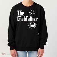 Funny Crab Lover Crabbing The Crabfather Crabber Women's Sweatshirt thumb 0