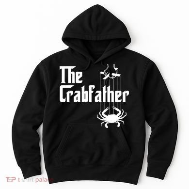 Funny Crab Lover Crabbing The Crabfather Crabber Hoodie