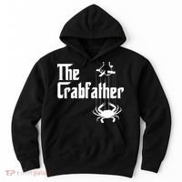 Funny Crab Lover Crabbing The Crabfather Crabber Hoodie thumb 0