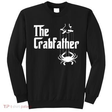 Funny Crab Lover Crabbing The Crabfather Crabber Sweatshirt