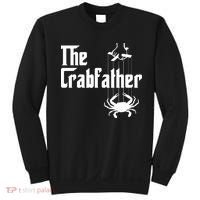 Funny Crab Lover Crabbing The Crabfather Crabber Sweatshirt thumb 0