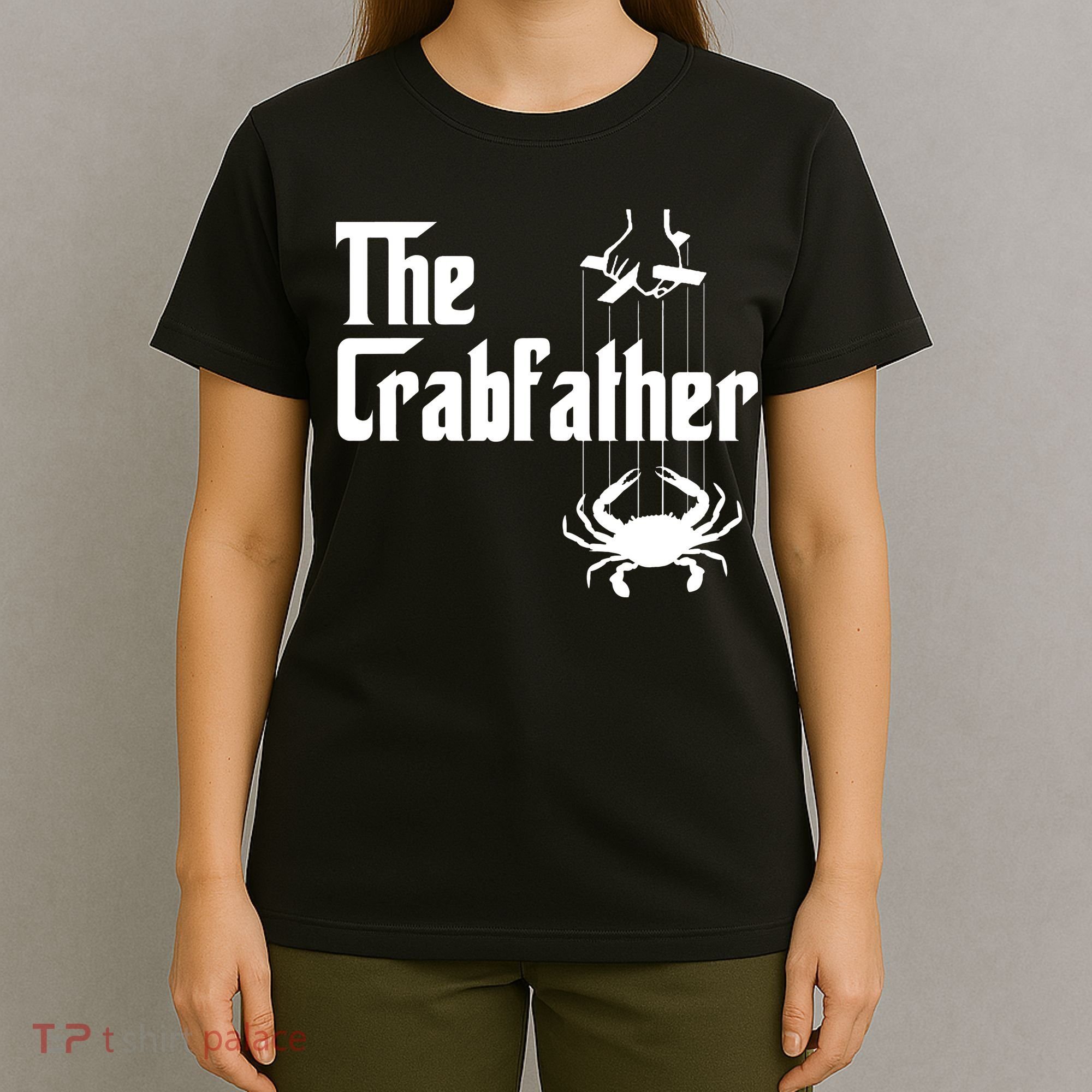 Funny Crab Lover Crabbing The Crabfather Crabber T-Shirt