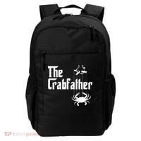 Funny Crab Lover Crabbing The Crabfather Crabber Backpack thumb 0