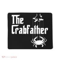 Funny Crab Lover Crabbing The Crabfather Crabber Mousepad thumb 0
