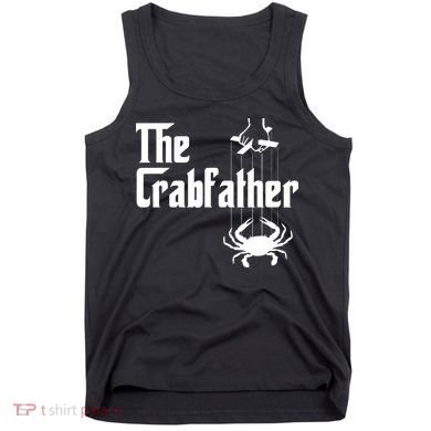 Funny Crab Lover Crabbing The Crabfather Crabber Tank Top