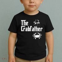 Funny Crab Lover Crabbing The Crabfather Crabber Toddler T-Shirt thumb 2