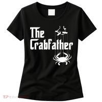 Funny Crab Lover Crabbing The Crabfather Crabber Women's T-Shirt thumb 0