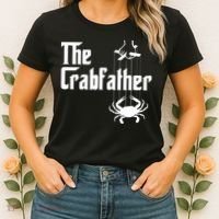 Funny Crab Lover Crabbing The Crabfather Crabber Women's T-Shirt thumb 2