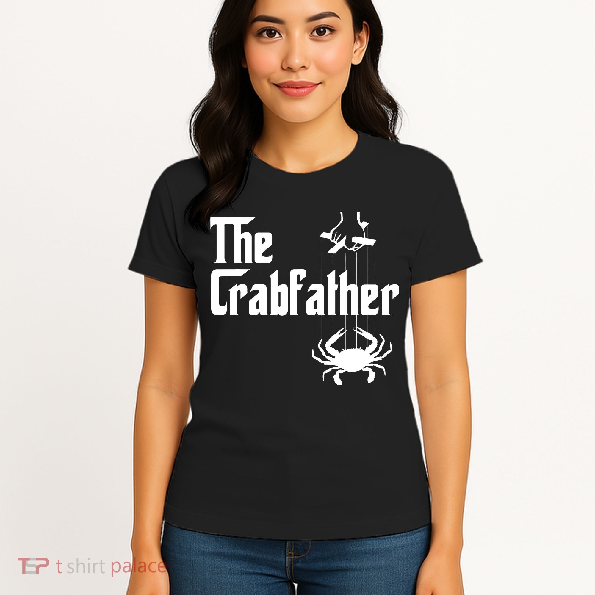 Funny Crab Lover Crabbing The Crabfather Crabber Women's T-Shirt