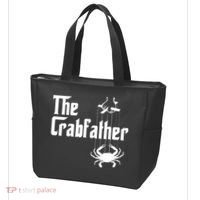 Funny Crab Lover Crabbing The Crabfather Crabber Tote Bag thumb 3