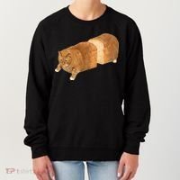 Funny Cat Loaf Cat Bread Cat Lovers Kitty Kitten Women Women's Sweatshirt thumb 0