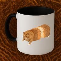 Funny Cat Loaf Cat Bread Cat Lovers Kitty Kitten Women Coffee Mug thumb 2