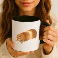 Funny Cat Loaf Cat Bread Cat Lovers Kitty Kitten Women Coffee Mug thumb 3