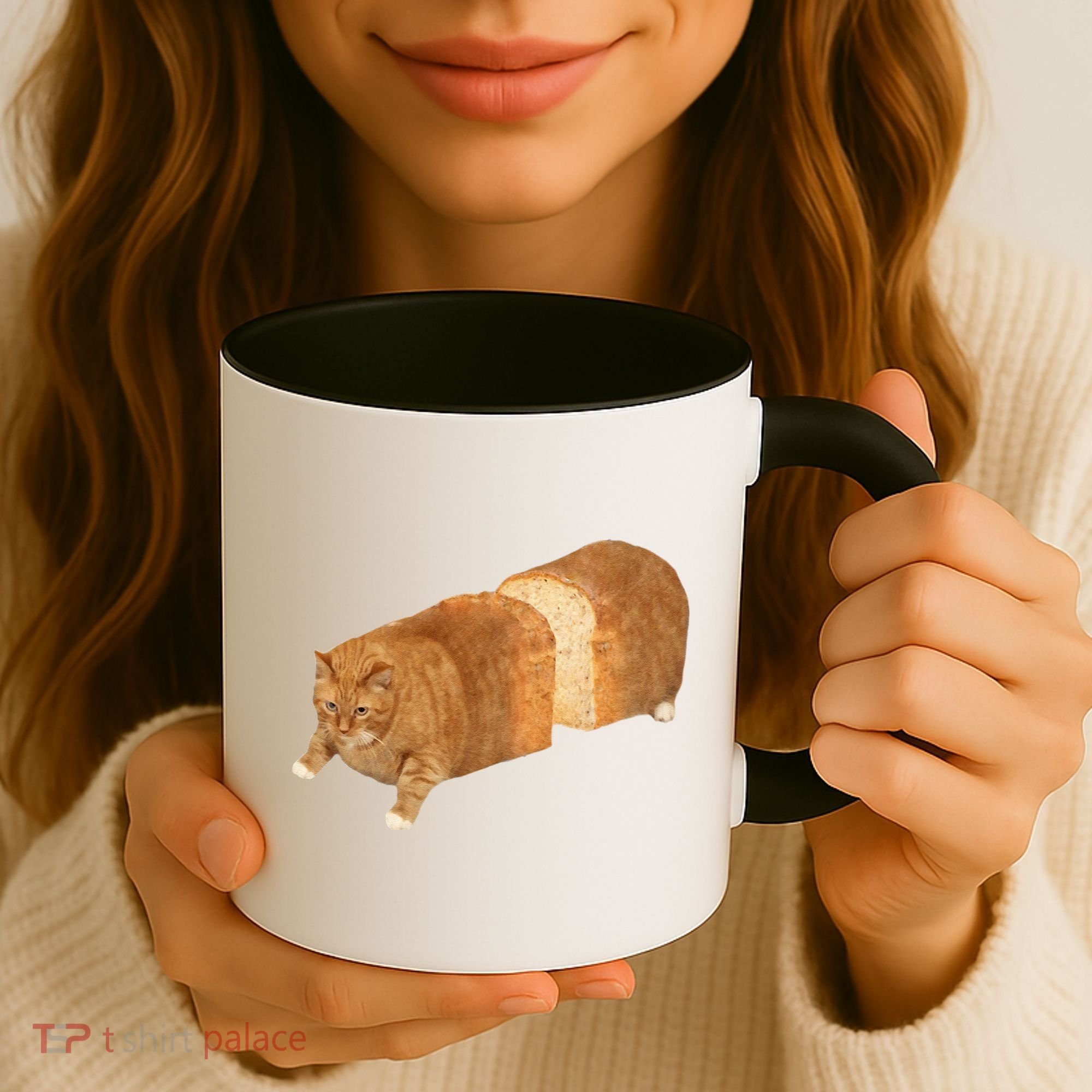 Funny Cat Loaf Cat Bread Cat Lovers Kitty Kitten Women Coffee Mug
